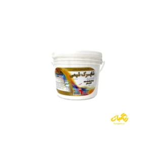 رنگ نیم پلاستیک مارک سفید گالن شاپرک