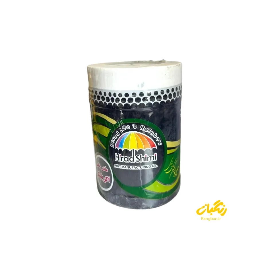 رنگ اکریلیک مشکی کیلو هیراد شیمی