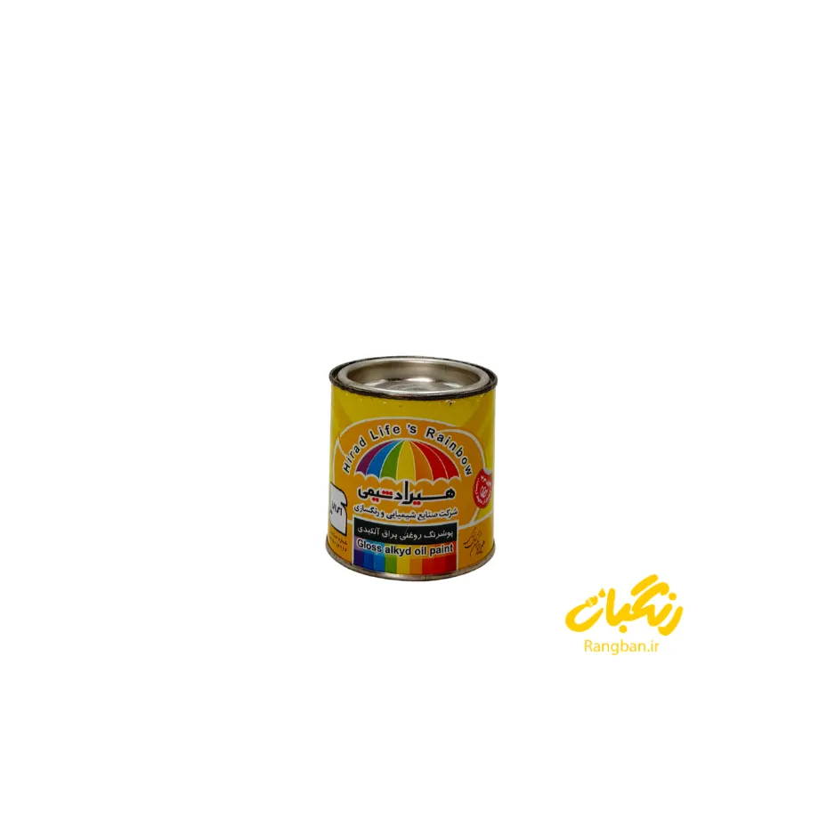 رنگ روغنی آلکیدی نقره ای ممتاز 820 ربعی هیراد شیمی