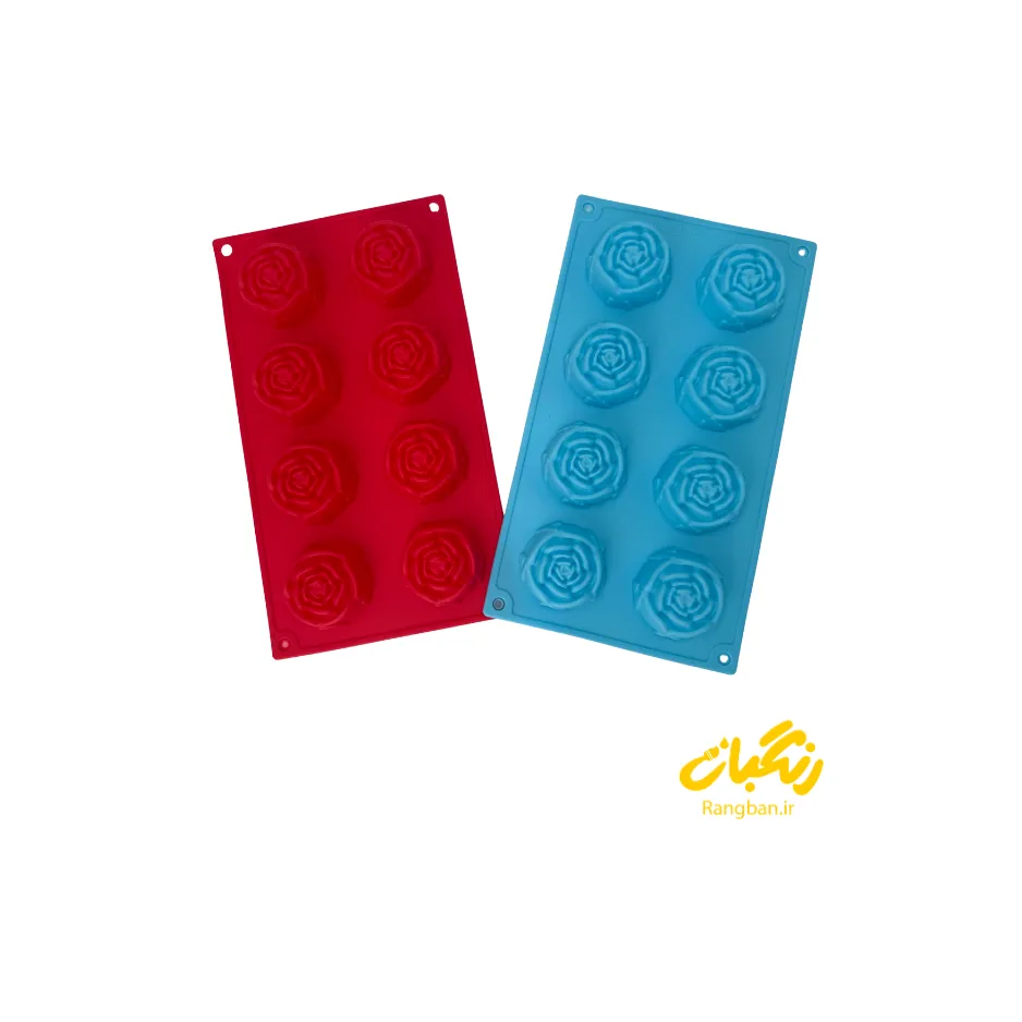 قالب سیلیکونی رز 8 تایی
