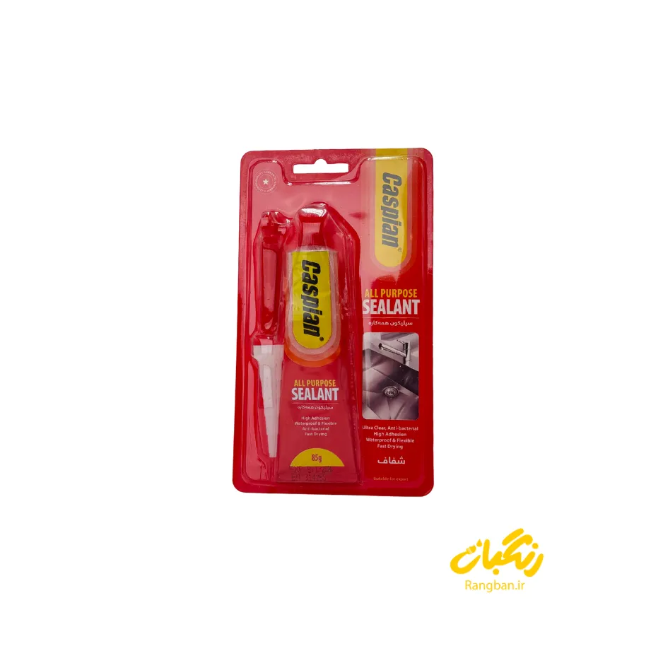 چسب سلیکون اکواریم 85 گرمی کاسپین