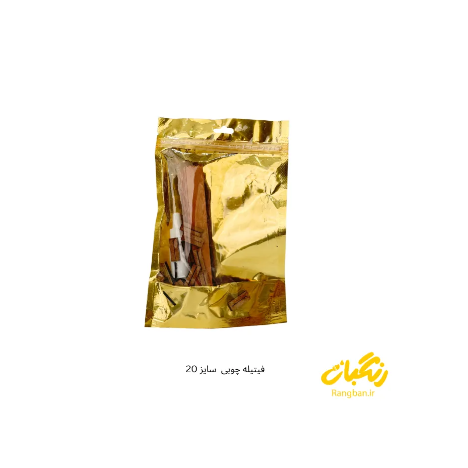 فیتیله چوبی شمع سازی سایز 20