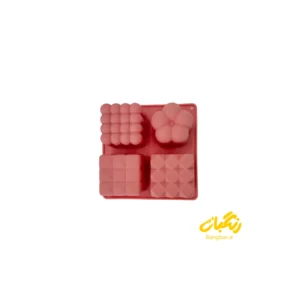 قالب سیلیکونی روبیک 4 تایی گلدار