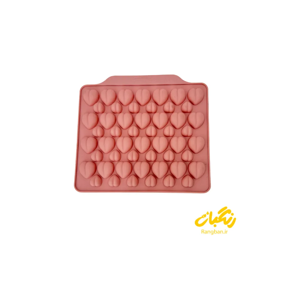 قالب سیلیکونی قلب خط دار