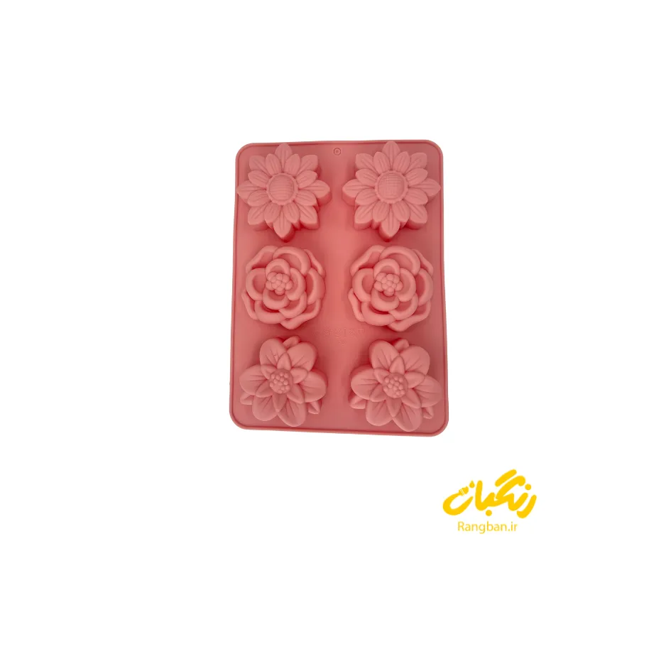 قالب سیلیکونی ورقی گل جور
