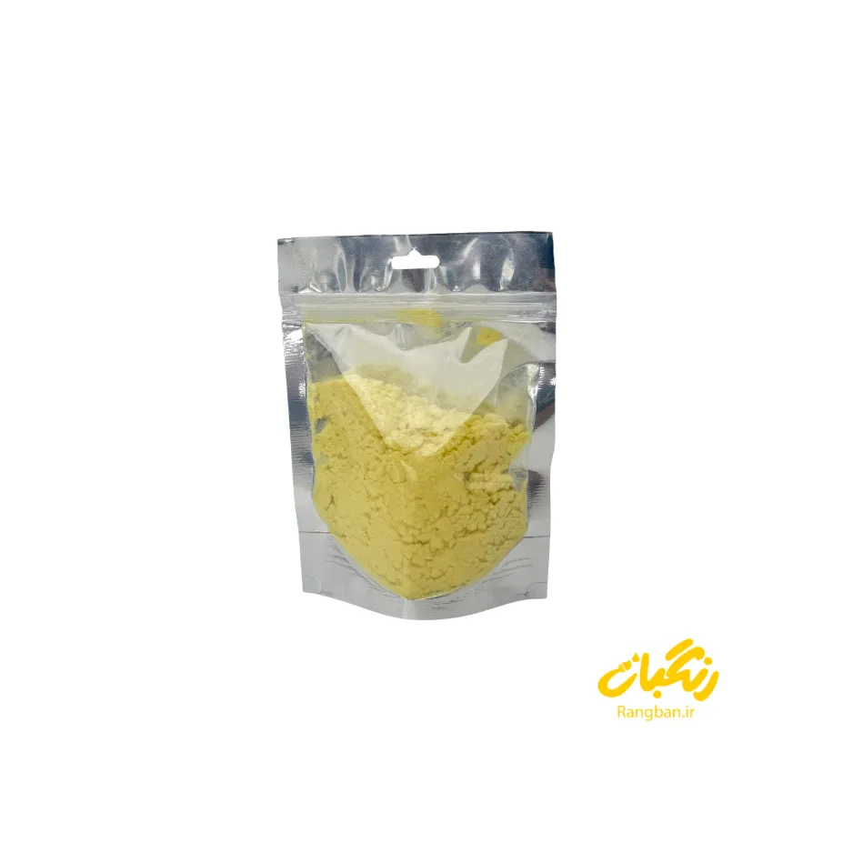 پودر مخمل پلی استر ترک زرد طلایی 30 گرمی