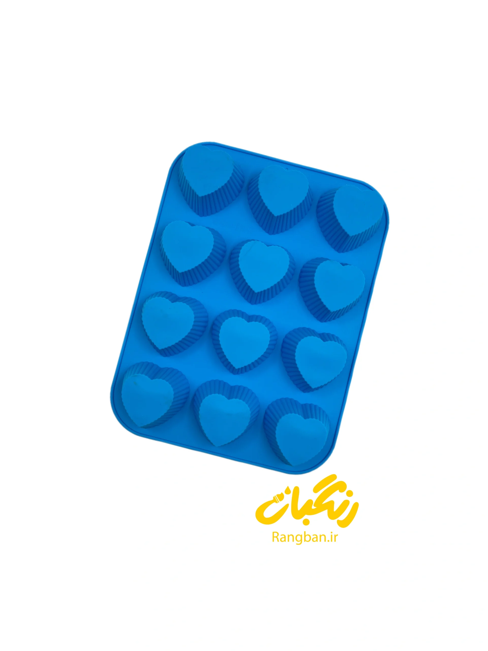 قالب سیلیکونی ورقی قلب 12 تایی