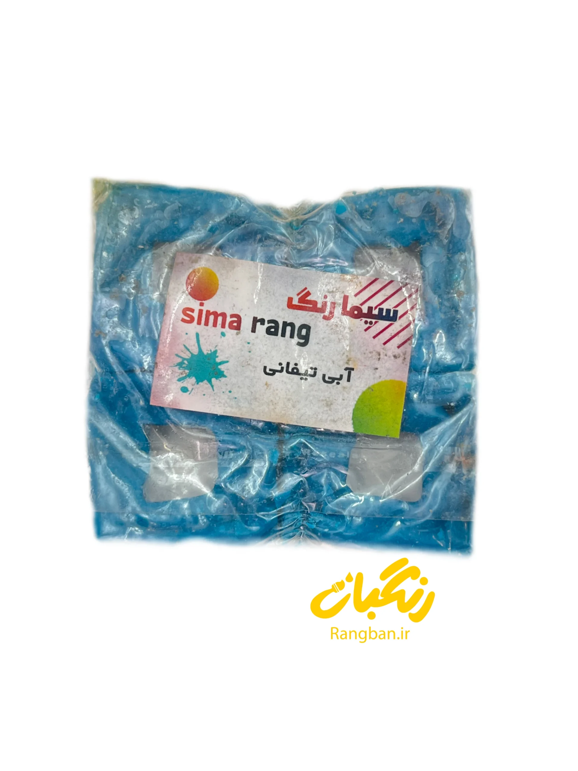 رنگ مکعبی آبی تیفانی شمع سازی سیما