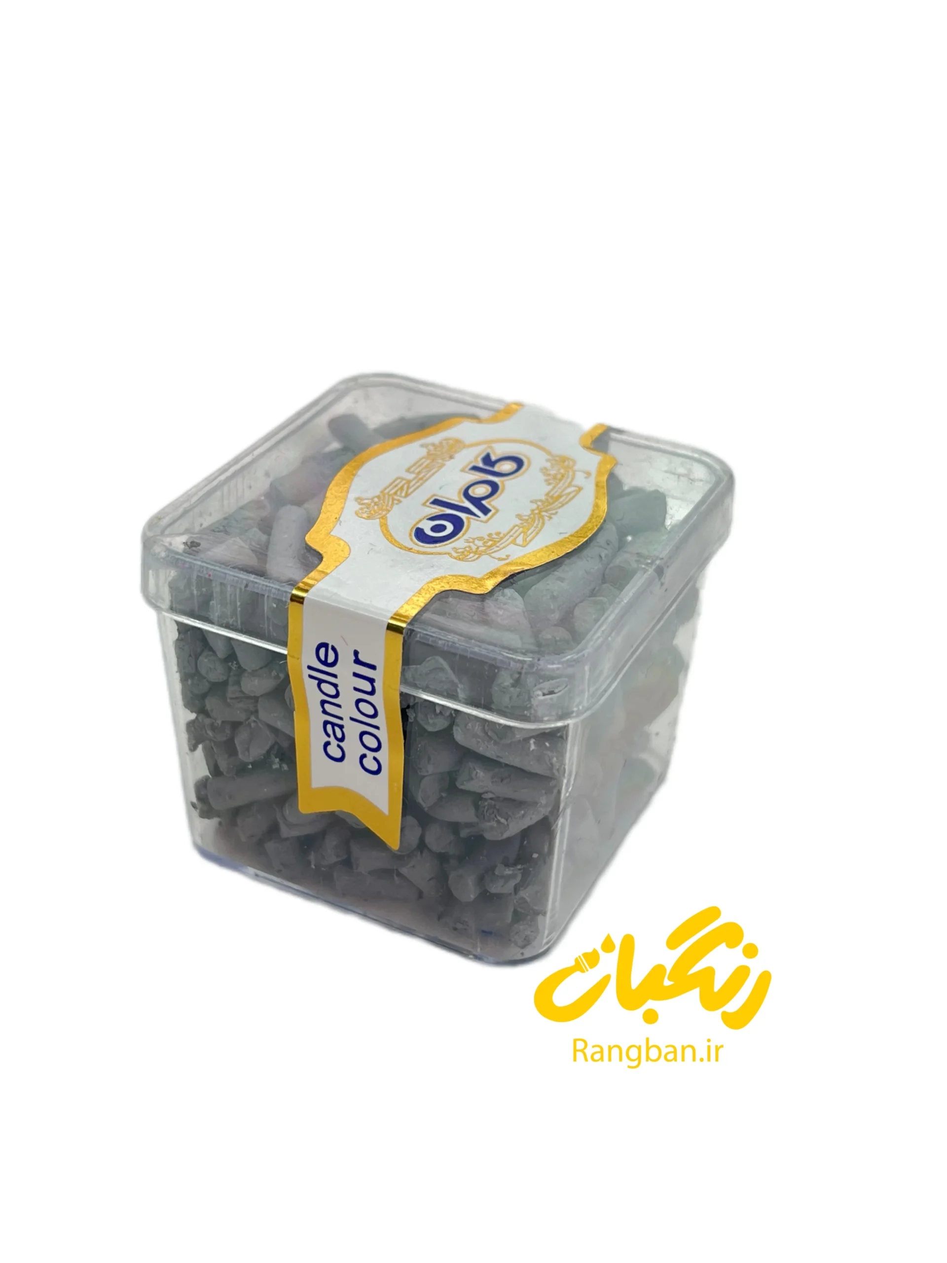 رنگ شمع سازی طوسی قرصی کامران
