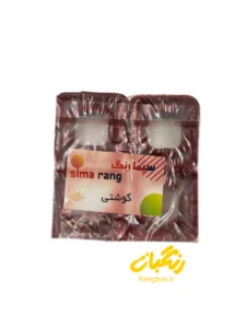 رنگ مکعبی گوشتی شمع سازی سیما