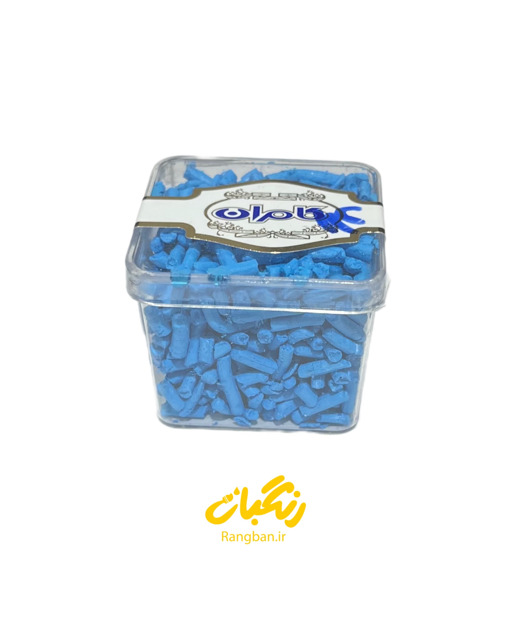 رنگ شمع سازی آبی روشن قرصی کامران کد 14
