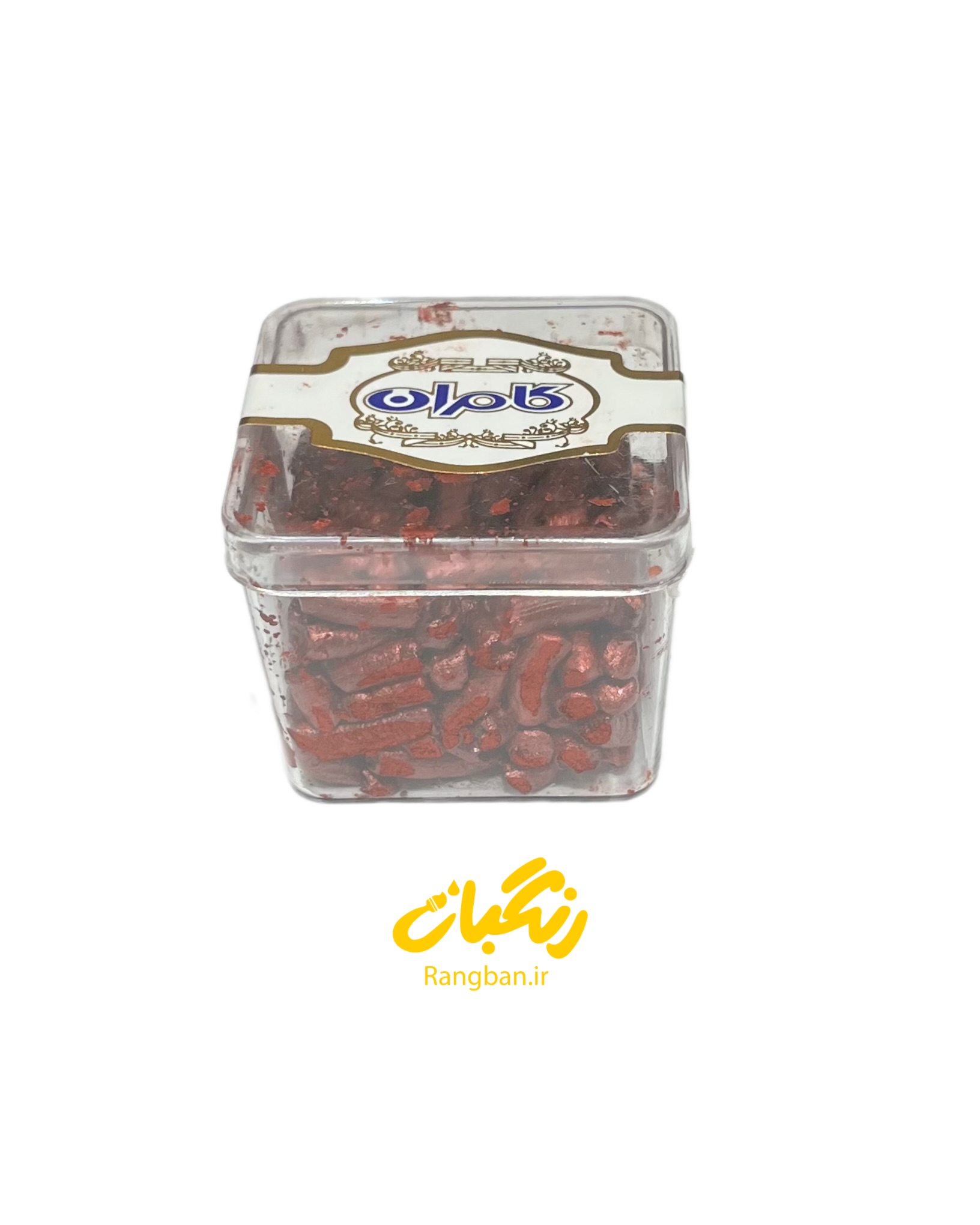 رنگ شمع سازی شرابی متالیک قرصی کامران