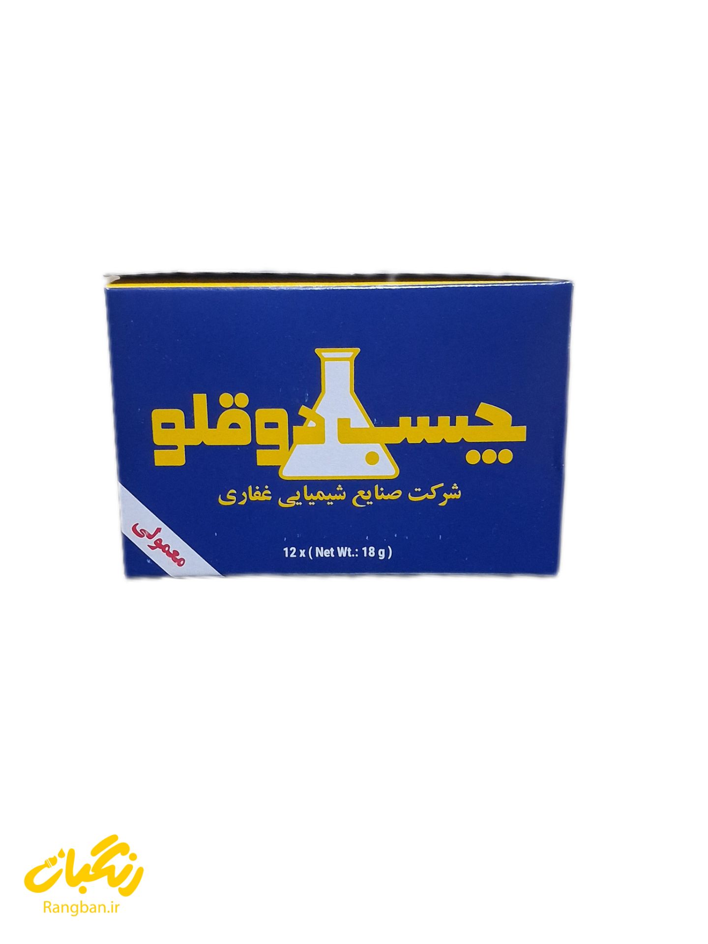 بسته 12 عددی چسب دوقلو معمولی غفاری